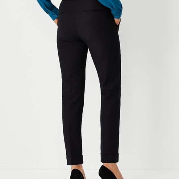 NWT - Ann Taylor The High Rise Eva Ankle Pant, Size 2, Color Black - Picture 2 of 5